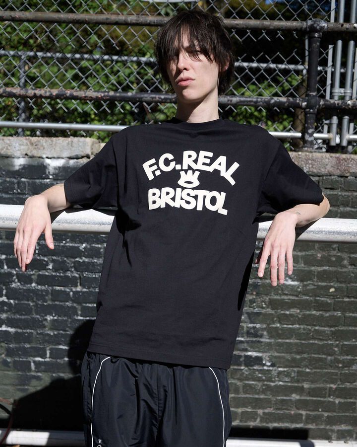 ERIC HAZE: CROWN TEE,BLACK, medium image number 4