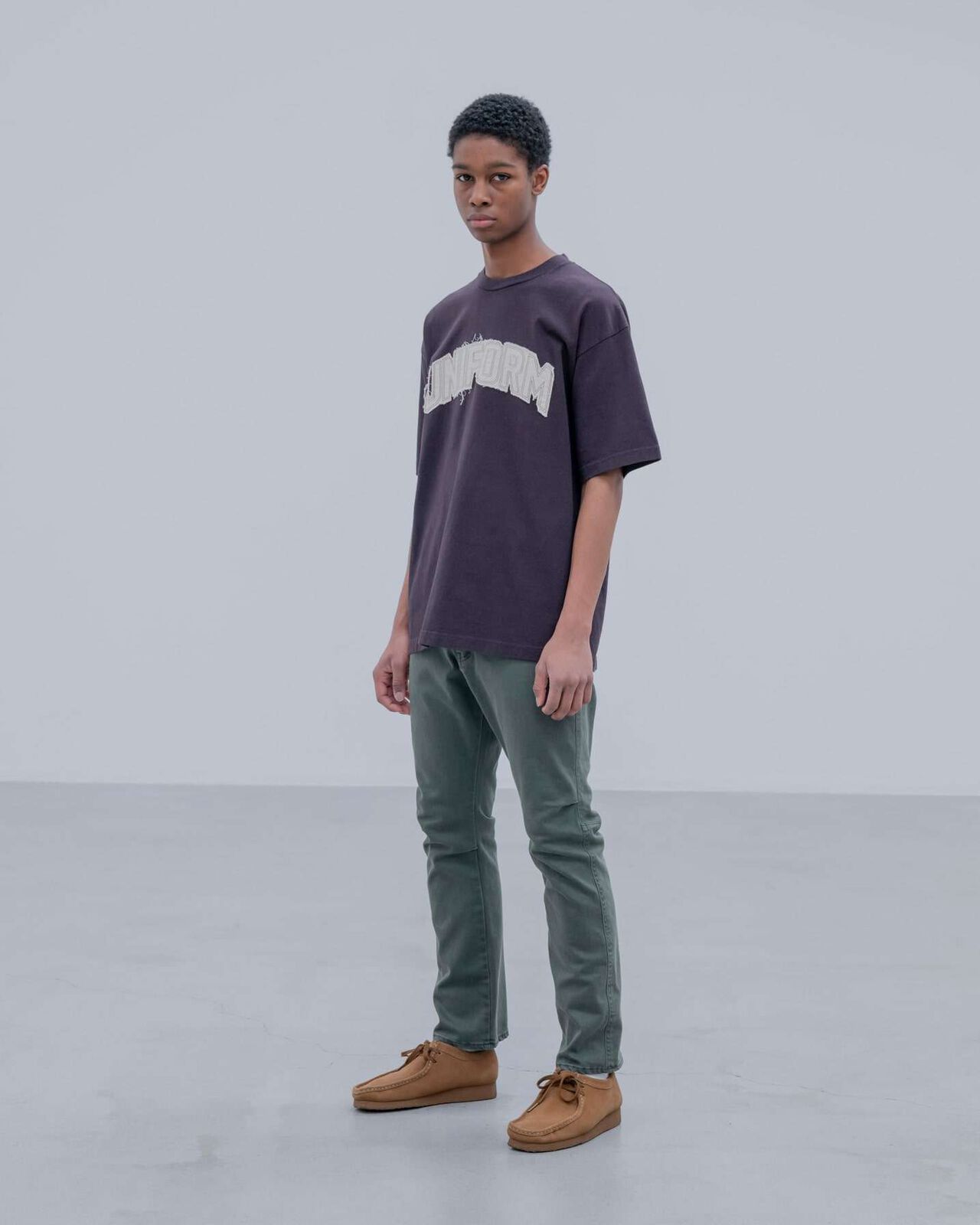 KNEETUCK 5POCKET SLIM-FIT PANTS,KHAKI, large image number 3