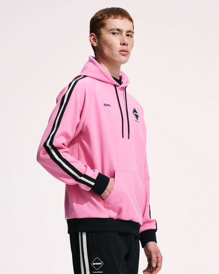 TRAINING TRACK PULLOVER HOODIE,PINK, medium image number 5