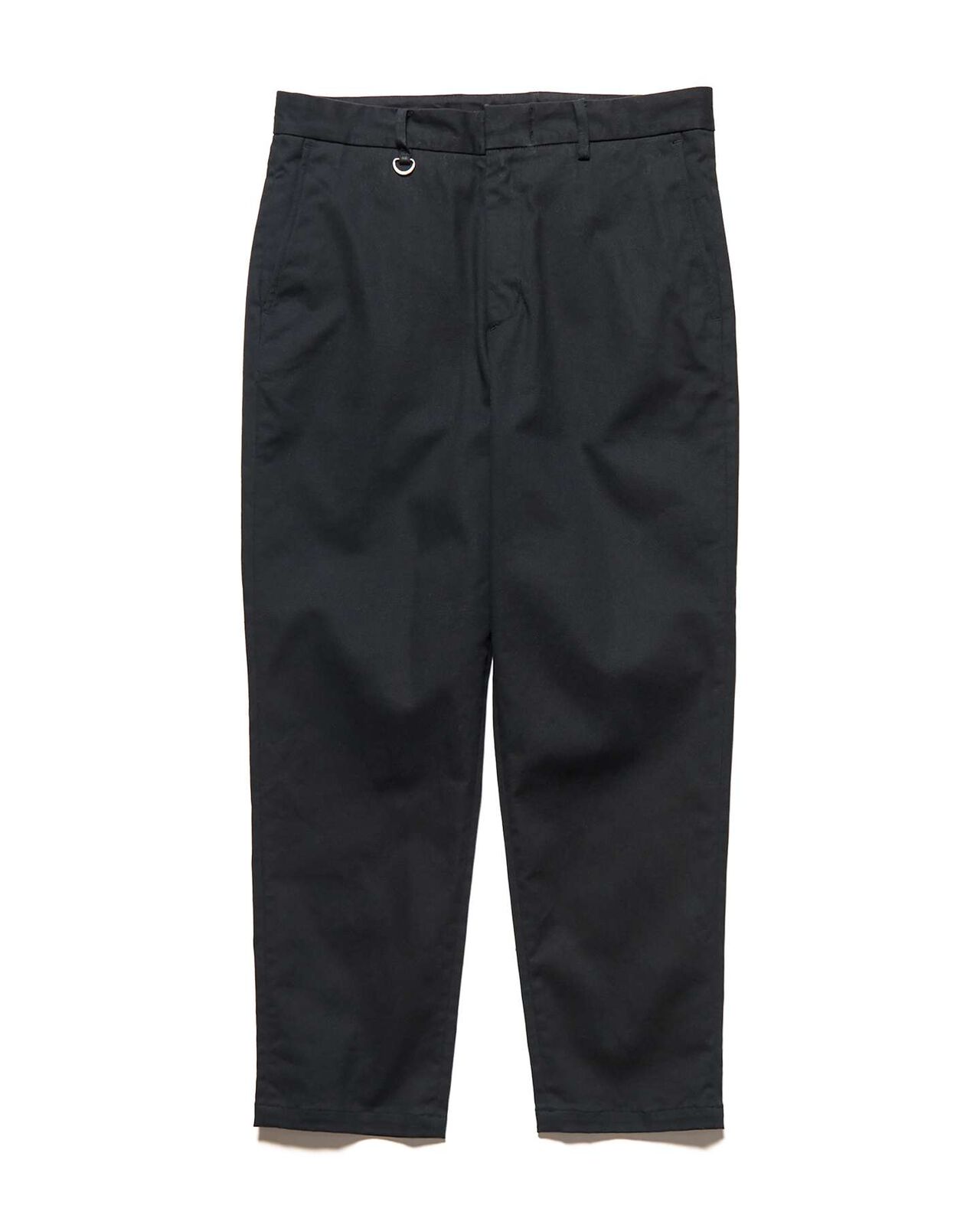 STRETCH TWILL SLIM SLACKS,BLACK, large image number 0