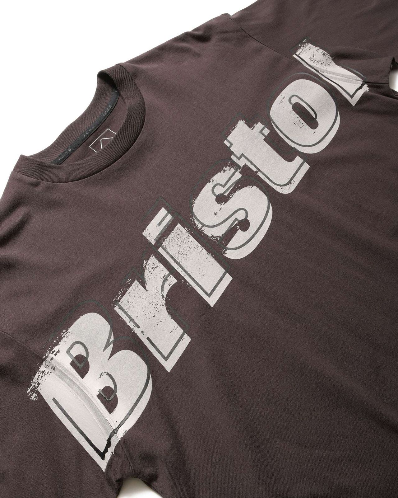 OVERLAY L/S TEE,BROWN, large image number 2