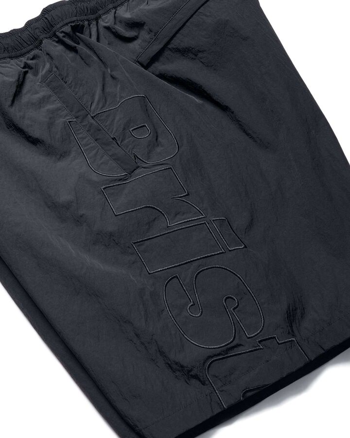 BIG LOGO NYLON EASY SHORTS,BLACK, medium image number 3