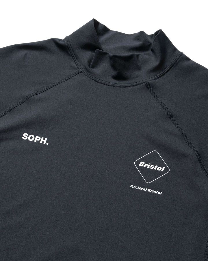 UNDERLAYER MOCKNECK TOP,BLACK, medium image number 2