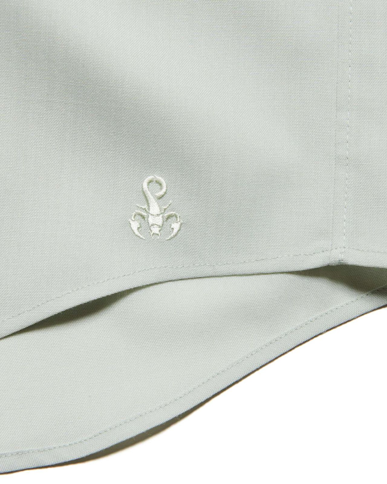 HIGH-TWIST POPLIN RELAX-FIT S/S SHIRT,LIGHT GREEN, large image number 4