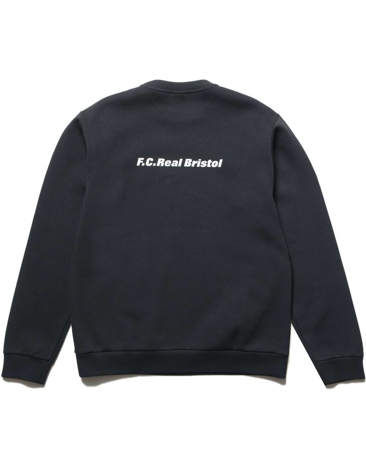 TECH SWEAT CREWNECK TOP,BLACK, medium image number 1