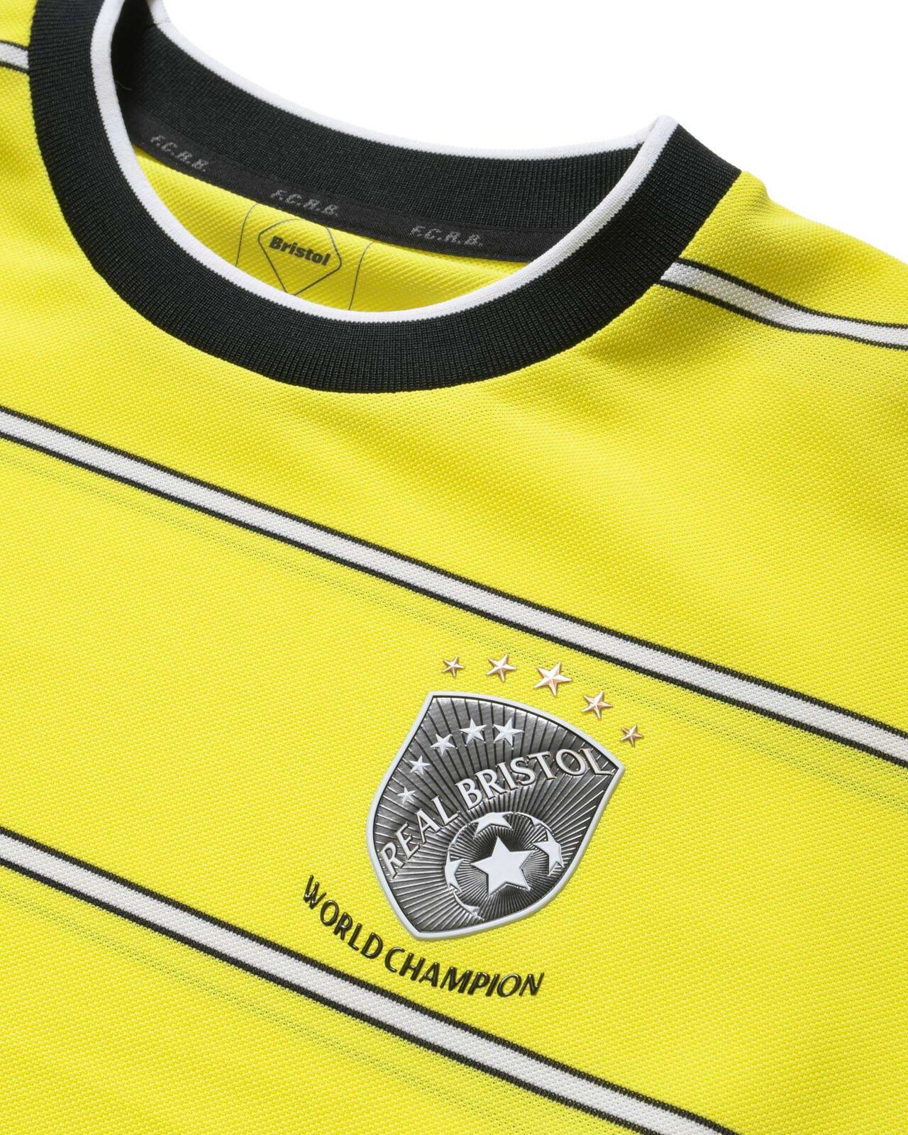 CHAMPIONS BORDER L/S GAME SHIRT,YELLOW, large image number 2