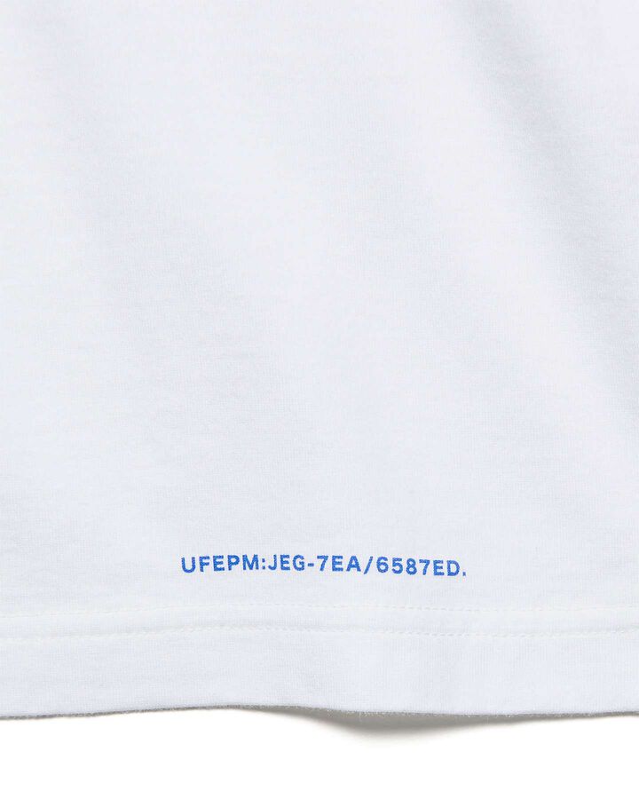 STENCIL LOGO TEE,WHITE, medium image number 3