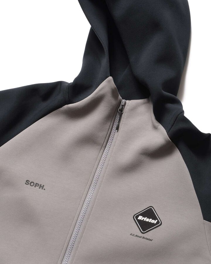 TECH SWEAT VENTILATION HOODIE,GRAY, medium image number 3