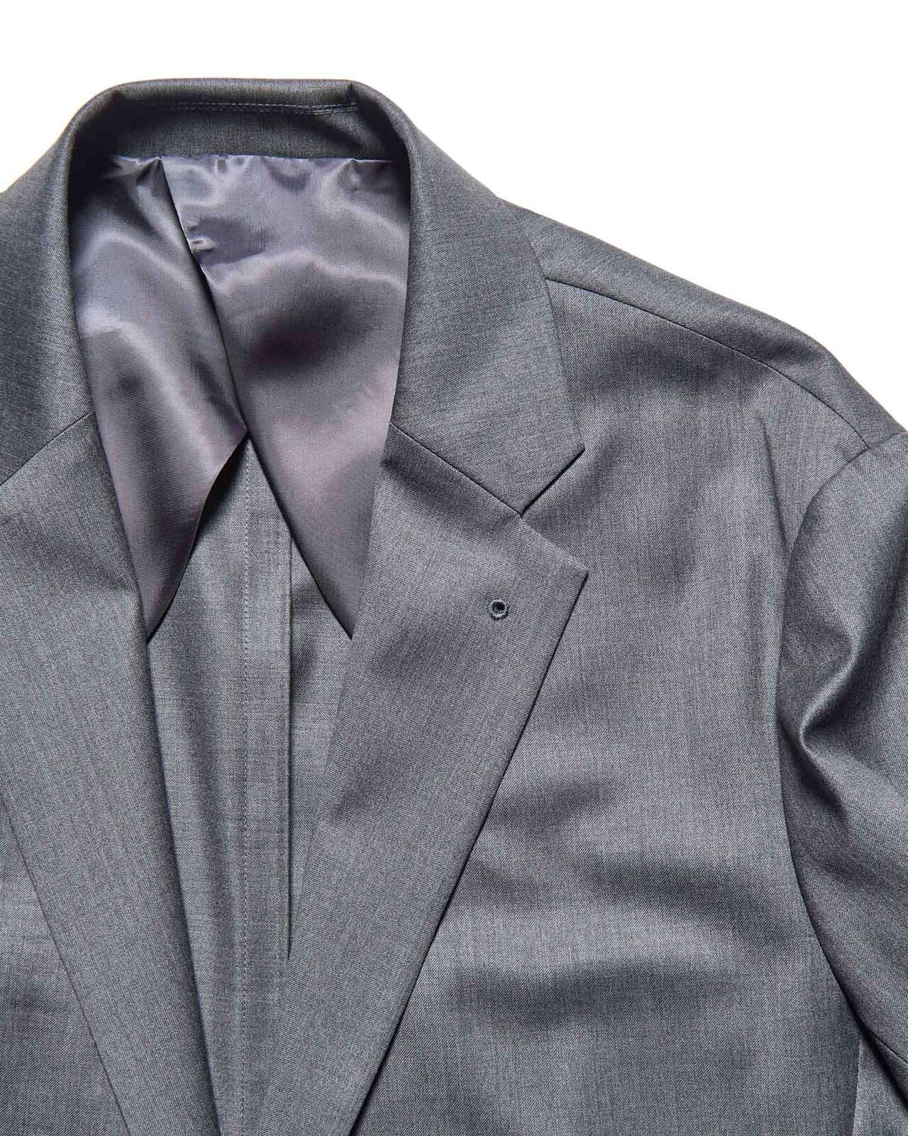 LORO PIANA 2BUTTON JACKET,GRAY, large image number 2