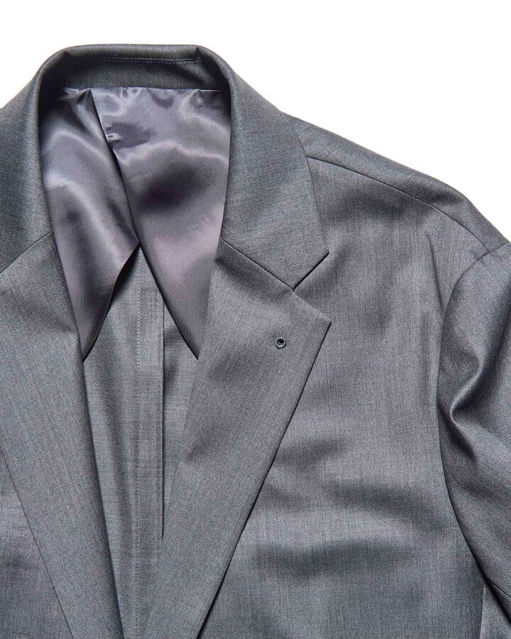 LORO PIANA 2BUTTON JACKET,GRAY, medium image number 2