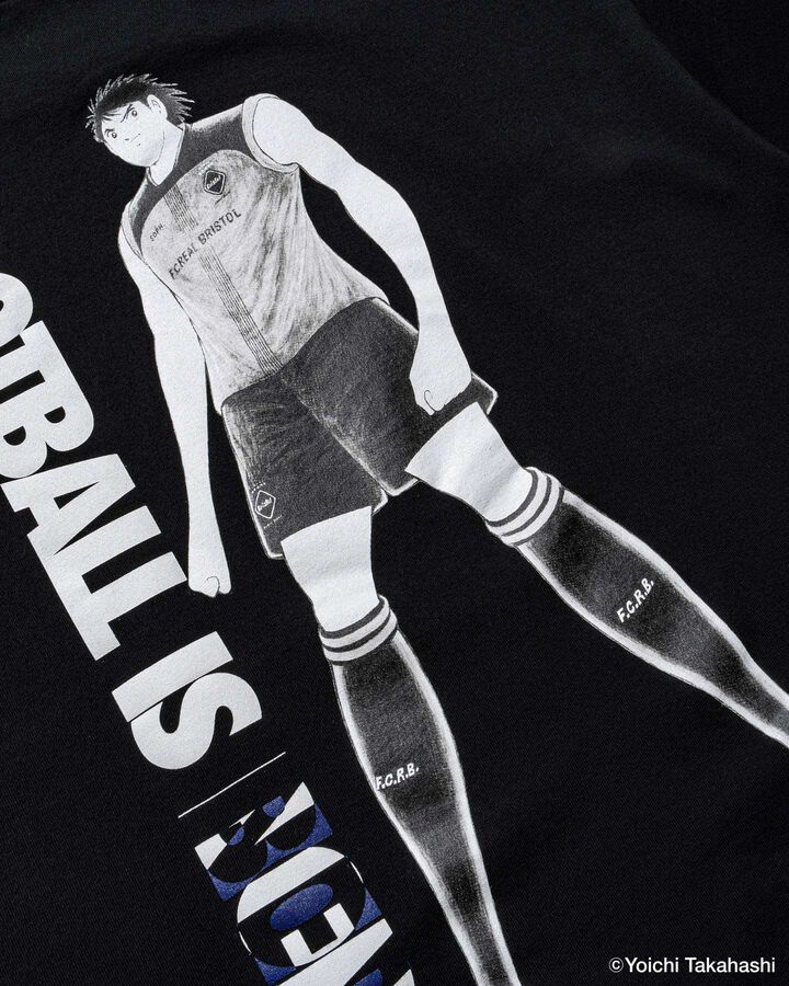 KOJIRO HYUGA ON THE BACK TEE,BLACK, medium image number 3