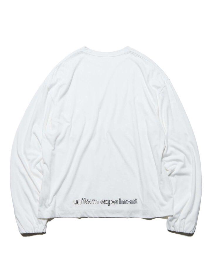IN-SEWING L/S TEE,WHITE, medium