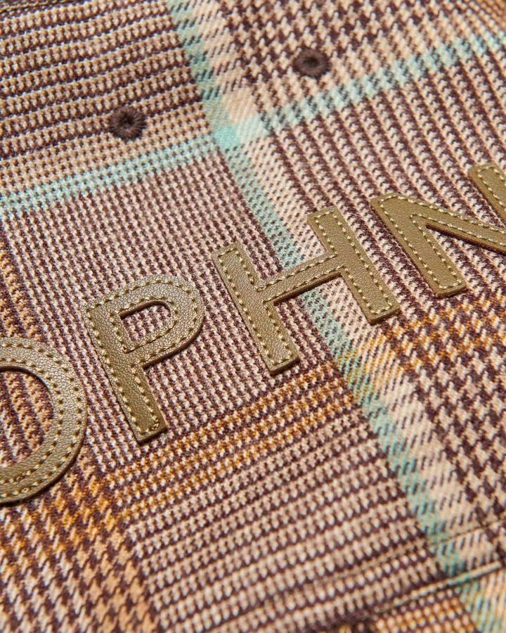 SAXONY WOOL CHECK LOGO PATCH SHIRT,B, medium image number 3