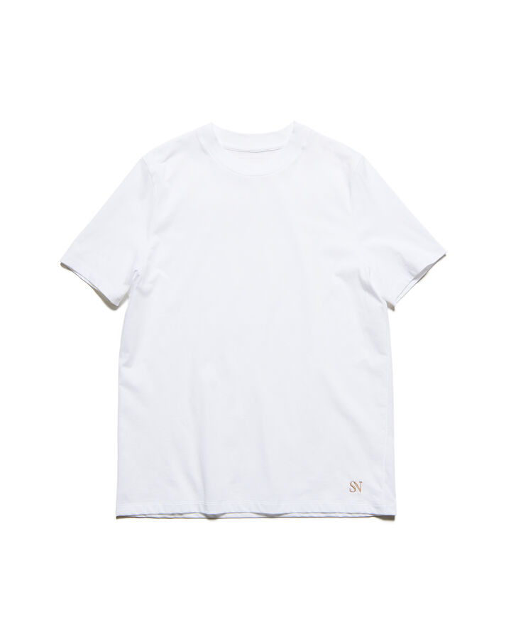 ELS COTTON TEE,WHITE, medium