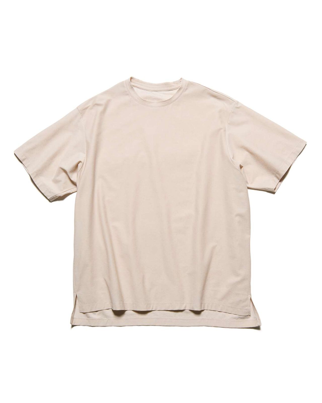 DOUBLE LOCK STITCH TEE,BEIGE, large image number 0
