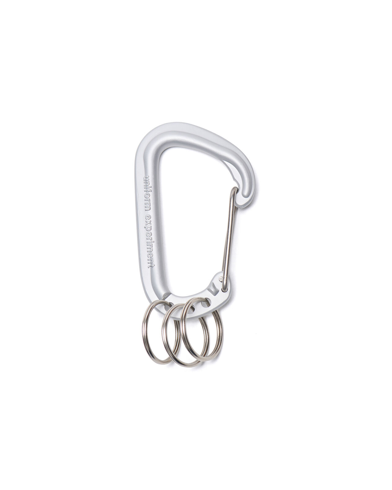 ALMINIUM CARABINER,SILVER, large image number 1