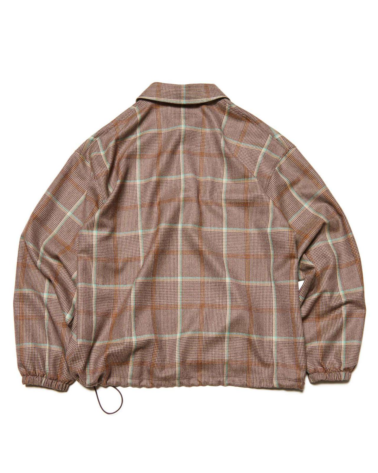 SAXONY WOOL CHECK POLO SHIRT,B, large image number 1