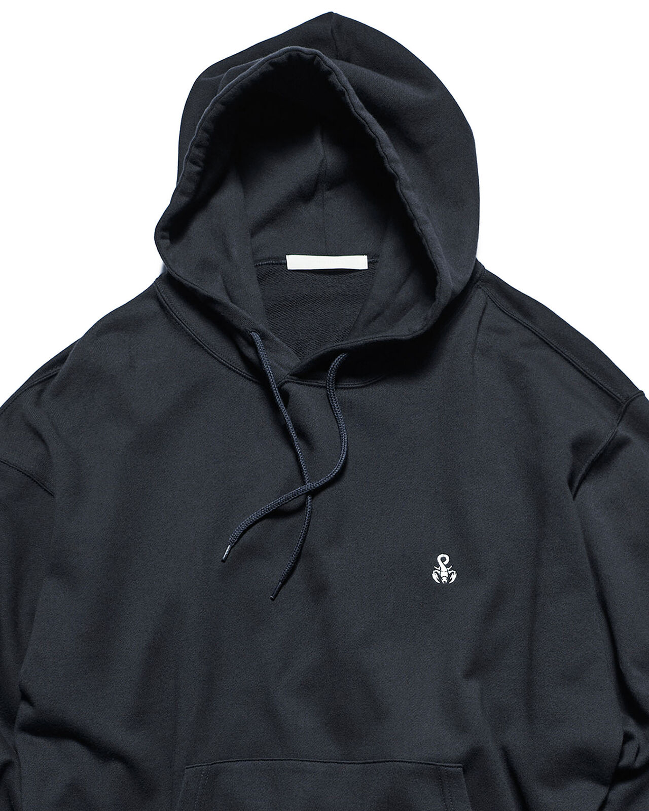 SCORPION WIDE SWEAT HOODIE,BLACK, large image number 2