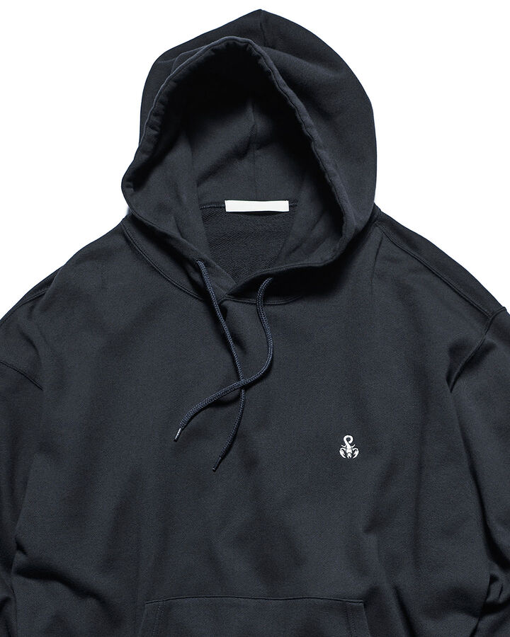 SCORPION WIDE SWEAT HOODIE,BLACK, medium image number 2
