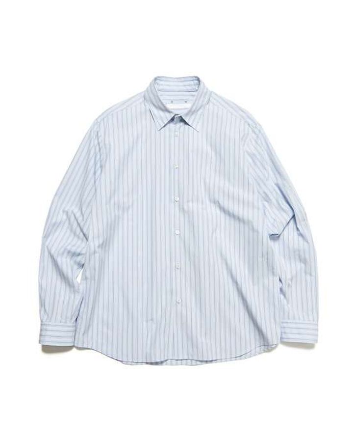 STRIPE REGULAR FIT SHIRT,BLUESTRIPE, medium