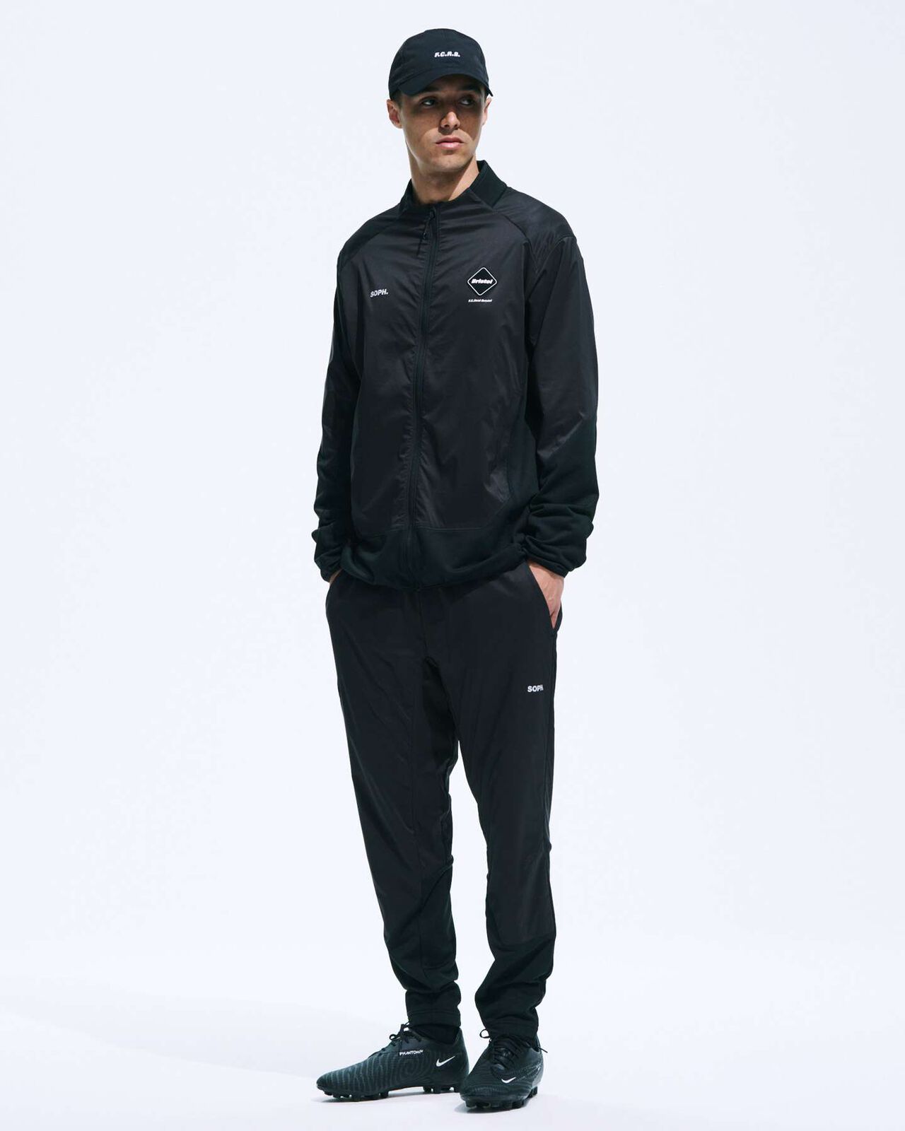 GRID FLEECE HYBRID BLOUSON,BLACK, large image number 8