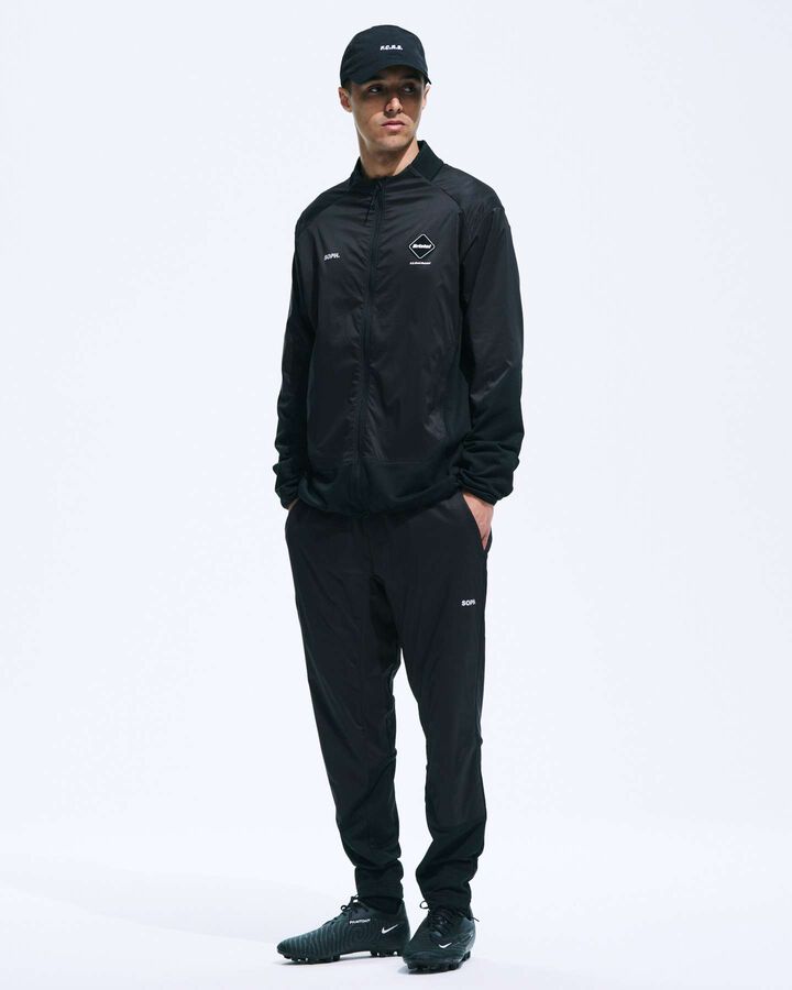 GRID FLEECE HYBRID BLOUSON,BLACK, medium image number 8