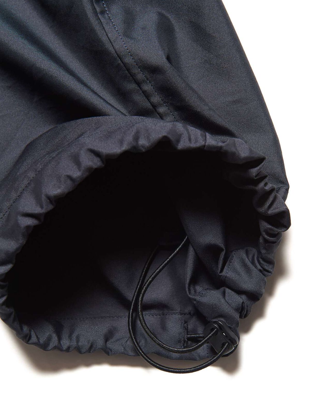 BROADCLOTH WIDE EASY PANTS,BLACK, large image number 4