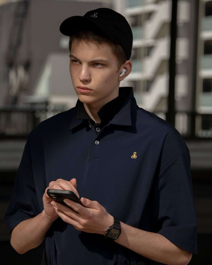 SCORPION BAGGY POLO,WHITE, medium image number 7