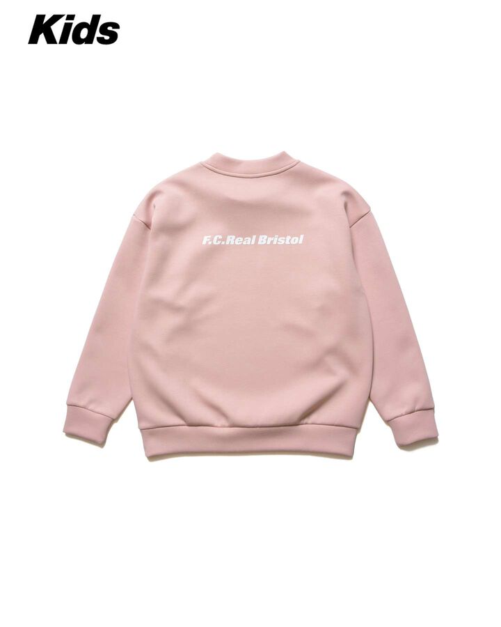 TECH SWEAT CREWNECK TOP,PINK, medium image number 1
