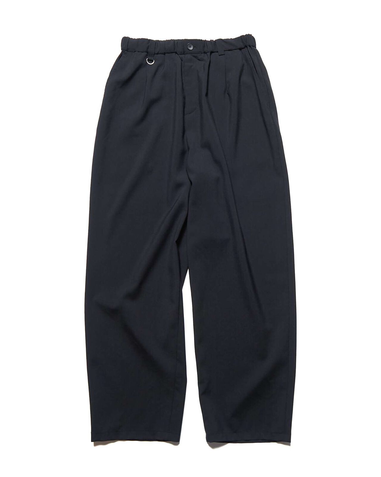 WASHBLE WOOL TAPERED BOLD PANTS,BLACK, large image number 0