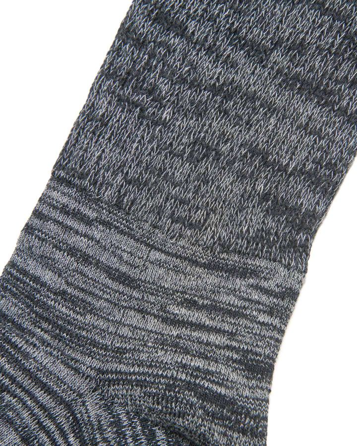 備長炭 RIBBED SOCKS,BLACK, medium image number 1