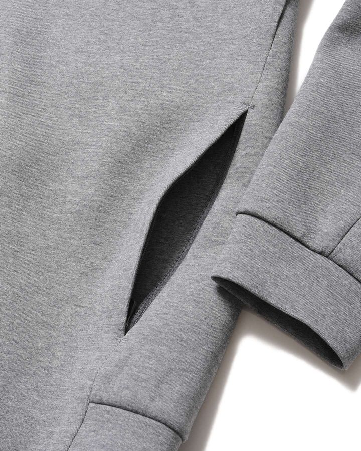 TECH SWEAT VENTILATION HOODIE,GRAY, medium image number 4