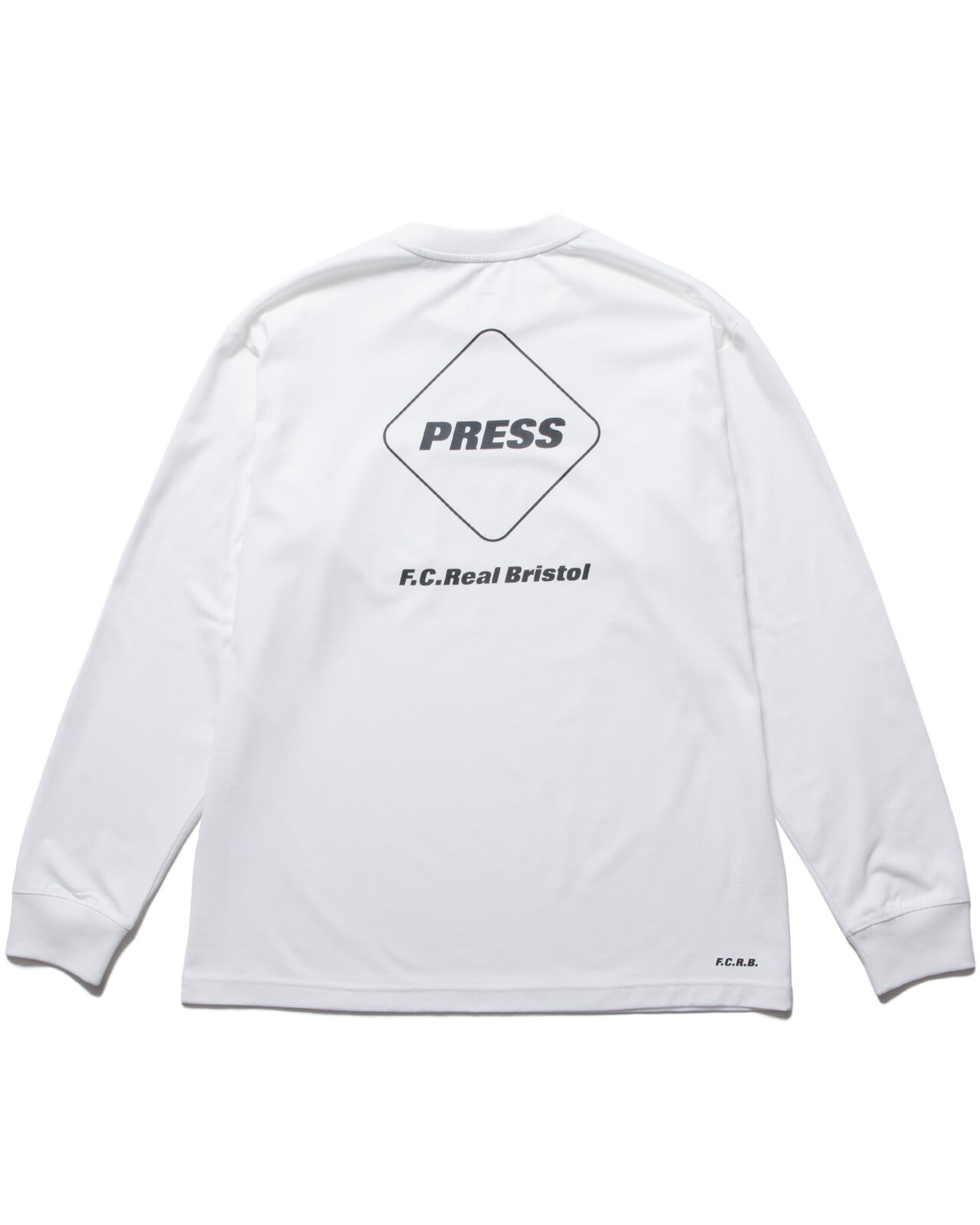 PRESS L/S TEE,WHITE, large image number 1