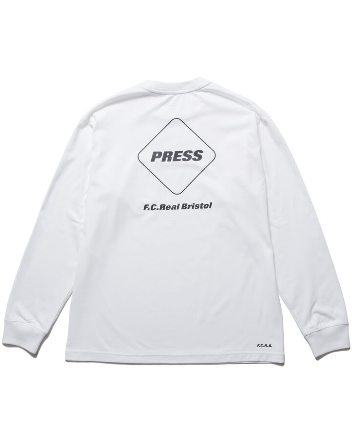 PRESS L/S TEE,WHITE, medium image number 1
