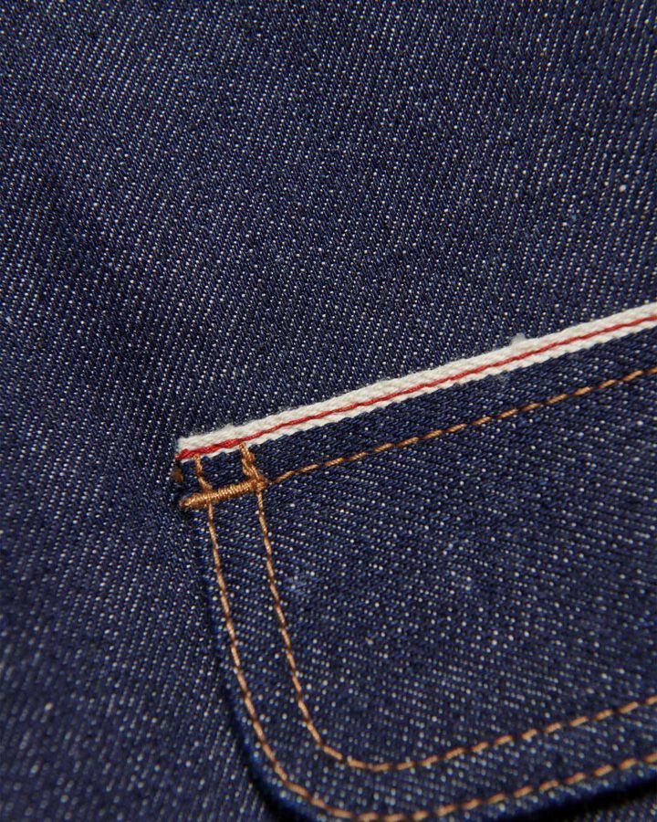 RIGID DENIM TRUCKER JACKET,INDIGO, medium image number 3