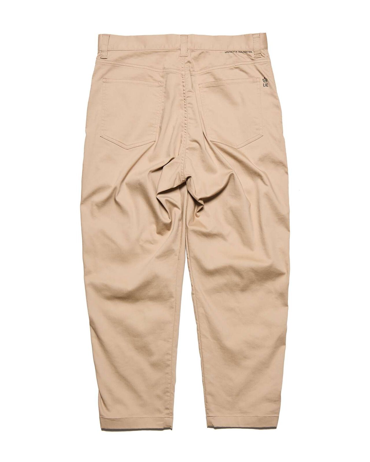 STRETCH TWILL SLIM CROPPED PANTS,BEIGE, large image number 1