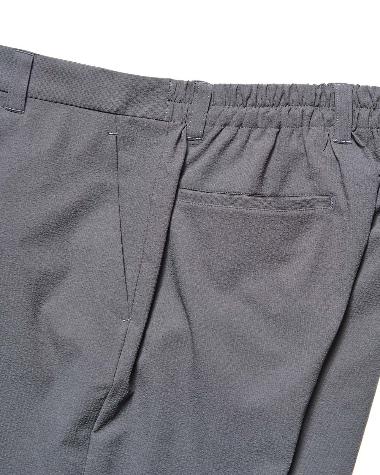 4WAY STRETCH SHIRRING SHORTS,GRAY, large image number 2