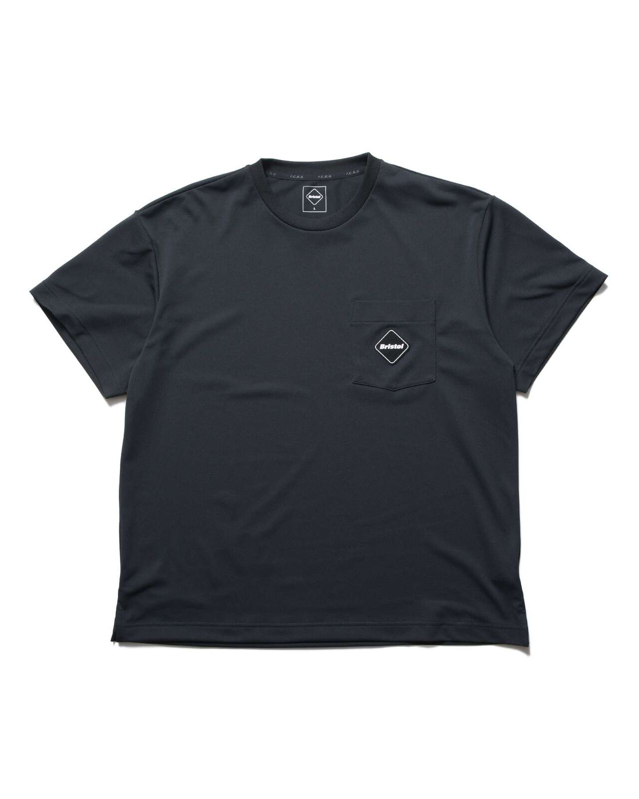EMBLEM POCKET TEE,BLACK, large image number 0