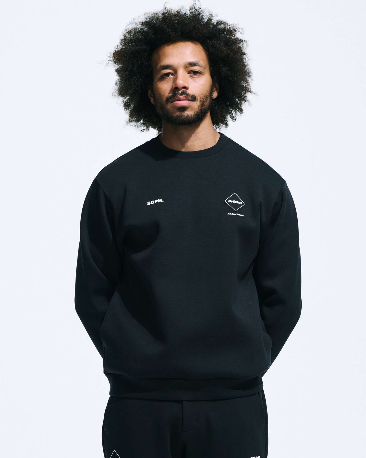TECH SWEAT CREWNECK TOP,MOCHA, large image number 4