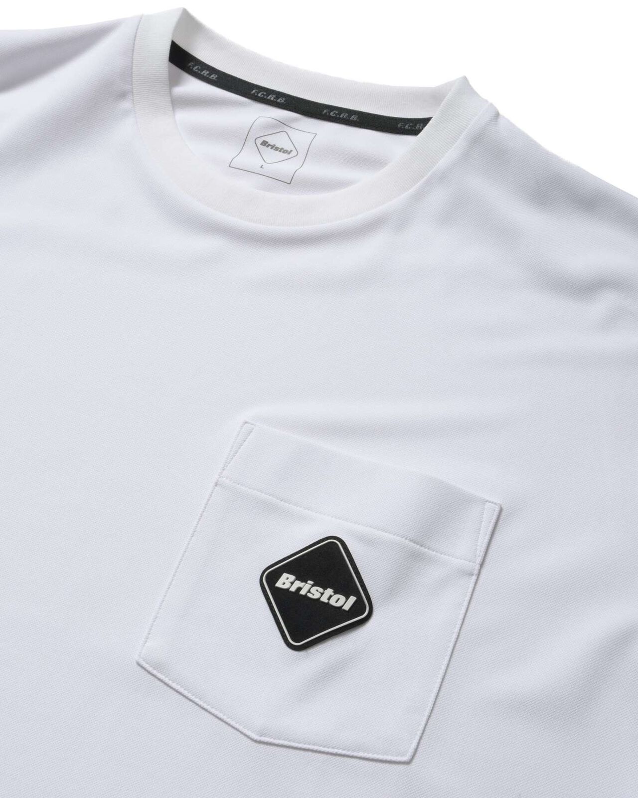 EMBLEM POCKET TEE,WHITE, large image number 2
