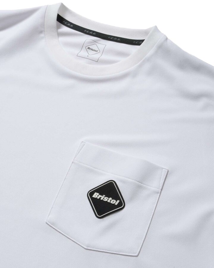 EMBLEM POCKET TEE,WHITE, medium image number 2