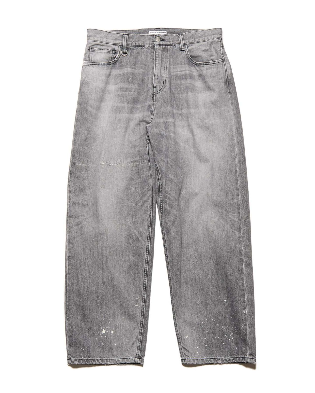 DAMAGED BOLD-FIT JEANS,BLACK, large image number 0