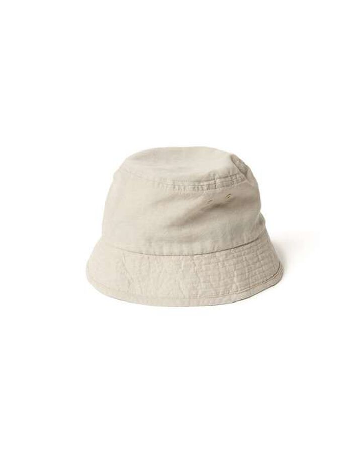 LINEN WOOL WASHER HAT,BEIGE, medium image number 0
