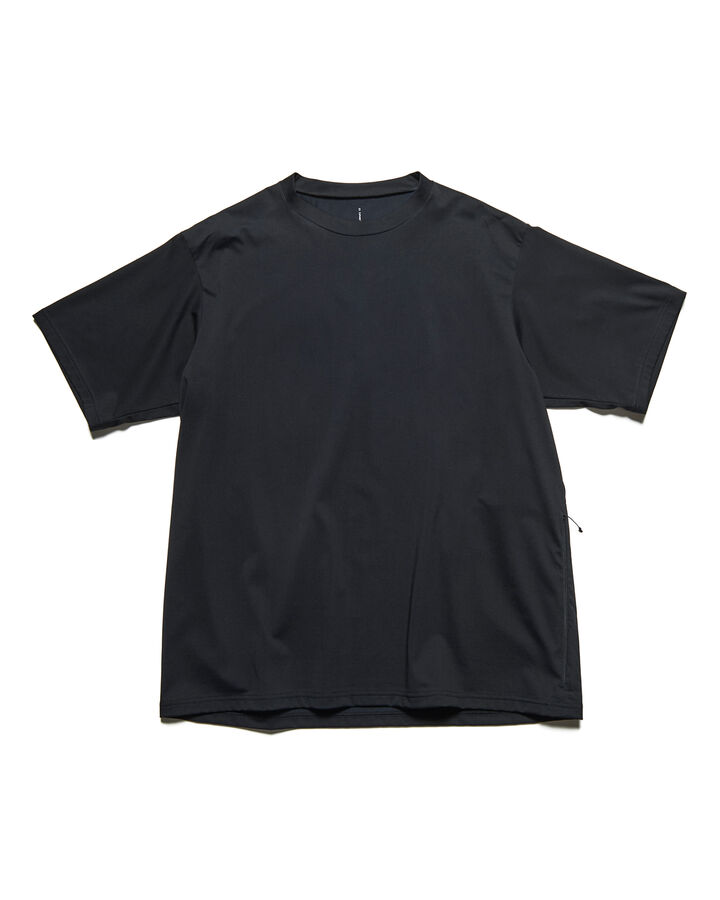 EX. MOBILIFIED WIDE TEE,BLACK, medium