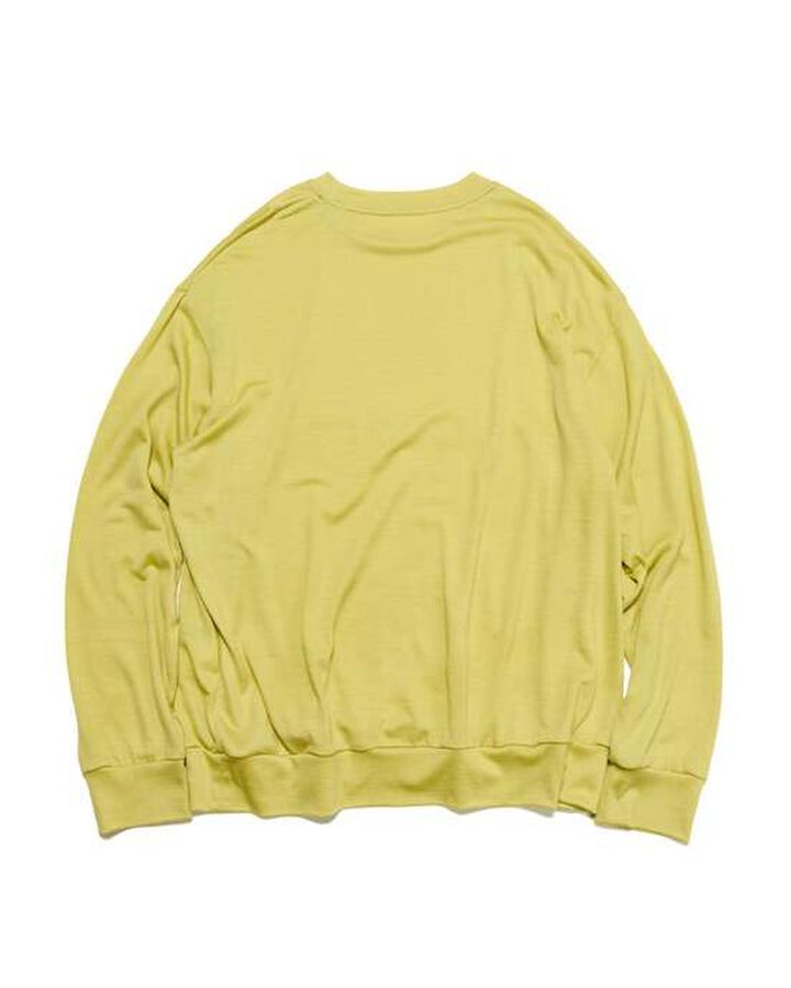 WASHABLE WOOL L/S TOP,YELLOW, medium image number 1