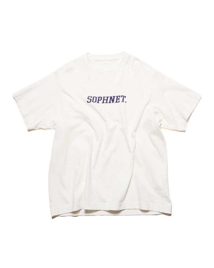 VINTAGE LOGO WIDE TEE,WHITE, medium