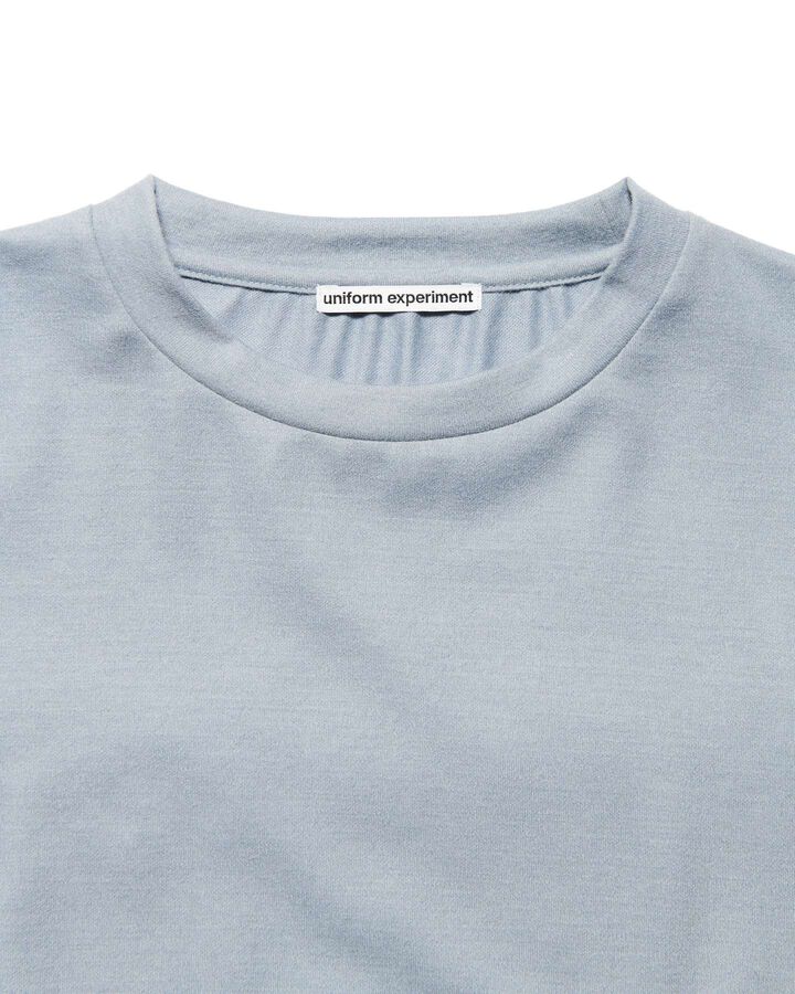 SILKY MILLED WOOL LOOSE L/S TEE,LIGHT GRAY, medium image number 2