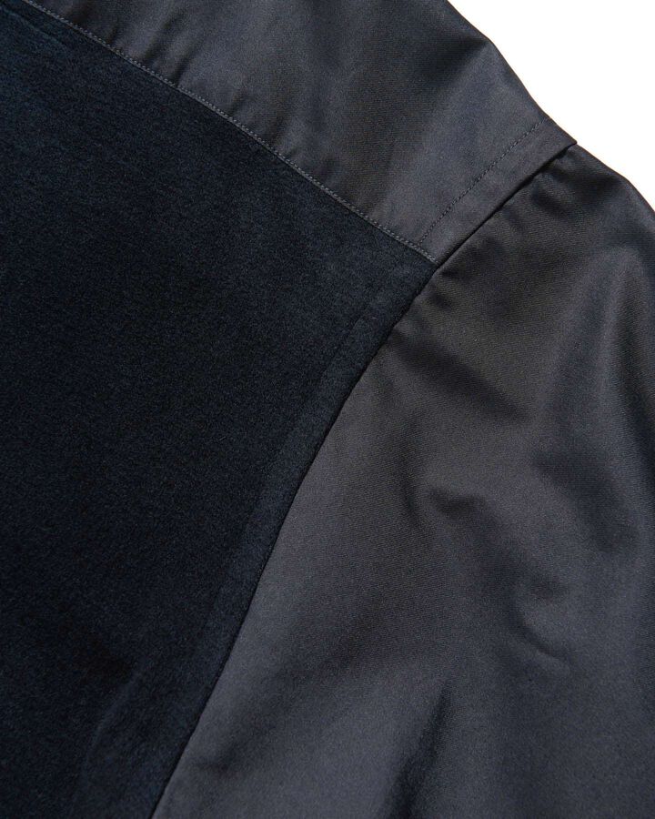 FABRIC-MIX OVERSIZED SHIRT,BLACK, medium image number 2