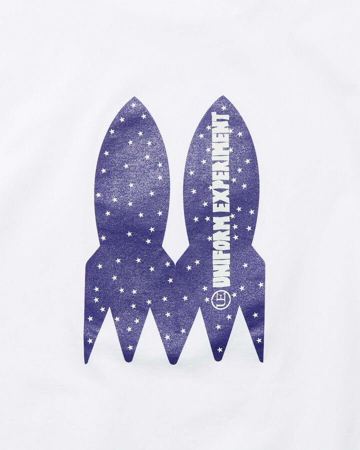 ROCKET LOGO TEE,WHITE, medium image number 2