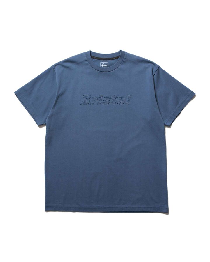 CUT-OFF LOGO S/S TEE,BLUE, medium